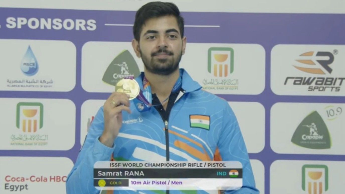 Golden Trigger: Samrat Rana Crowned World Champion in 10m Air Pistol at ISSF 2025