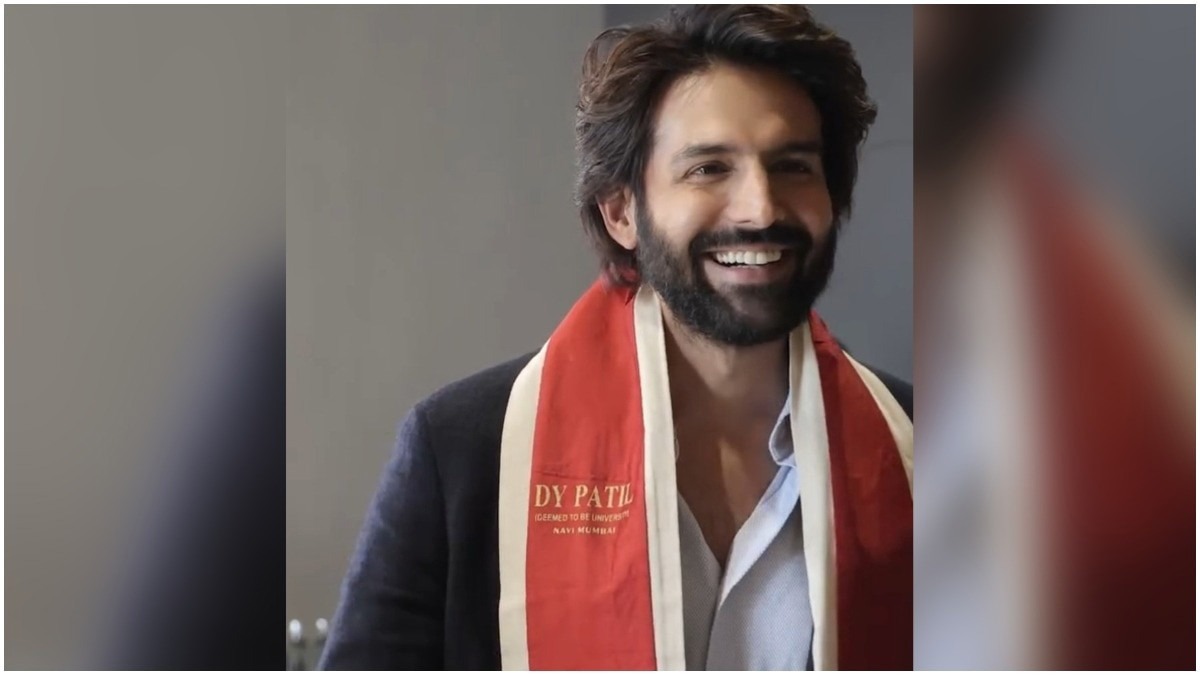 Kartik Aaryan Celebrates Graduation Milestone: Dances and Delivers Heartfelt Speech at DY Patil University