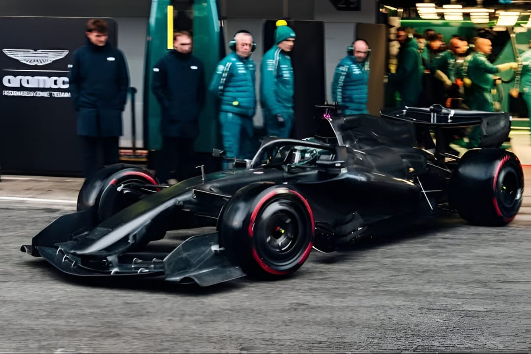 AMR26's Blue Mystery: Newey's Genius Hack Lights Up Barcelona Track Drama