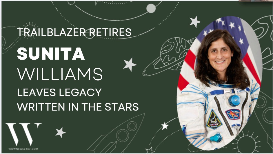 NASA Veteran Sunita Williams Retires After 27 Years and 600+ Days in Space