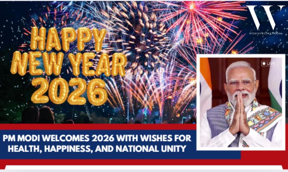 PM Modi Extends New Year 2026 Greetings, Prays for Peace and Prosperity