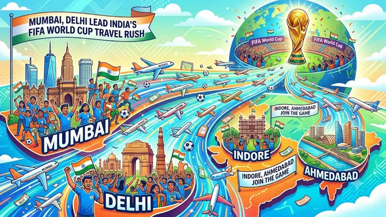 Mumbai, Delhi Lead India's FIFA World Cup 2026 Travel Surge
