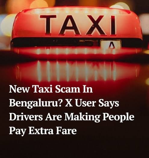 Bengaluru Woman Scammed into Paying ₹3,000 for ₹450 Taxi Ride