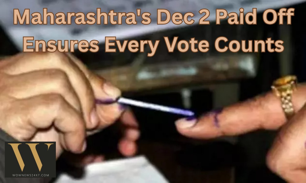 Election Eve Bonus: Maharashtra Workers Get Paid Dec 2 Off to Cast Their Ballot
