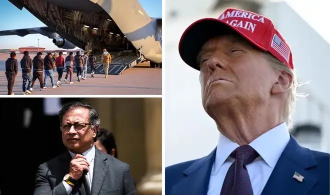 Colombia's Bold Stand: President Petro Rejects U.S. Military Deportation Flights, Demands Dignity for Migrants