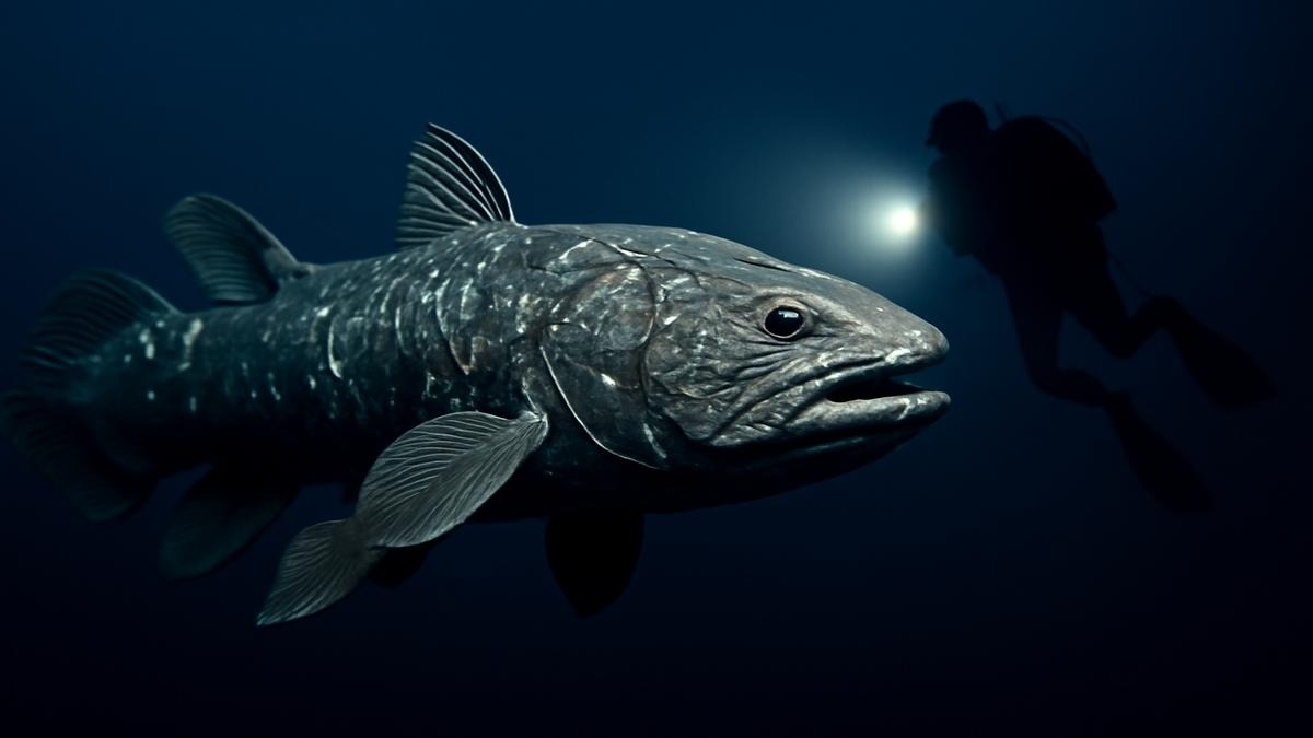 French Divers Capture First-Ever Images Of Ancient Coelacanth