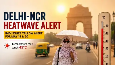 Capital Under The Sun: IMD Flags Heatwave As Delhi Scorches At 43.6°C