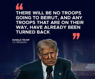 Trump Says Netanyahu Agreed No Israeli Troops Will Enter Beirut After Productive Call