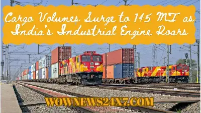 Indian Railways Achieves 145 MT Freight Loading in May