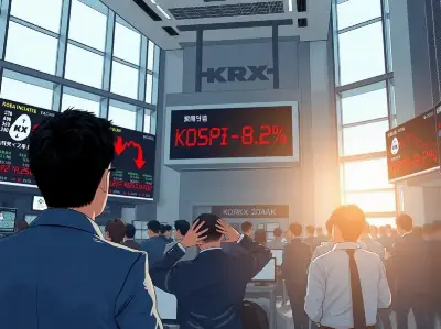 Korea Exchange Triggers Circuit Breakers on KOSPI as Index Drops 8%