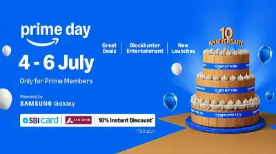 Amazon India Announces 10th Prime Day, Set for July 4–6