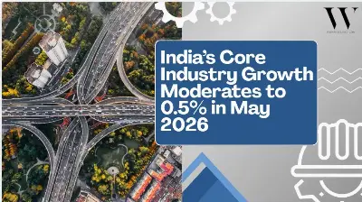 India’s Core Infrastructure Output Growth Moderates to 0.5% in May