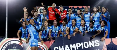 India Defeats New Zealand 2-0 to Win FIH Women's Nations Cup