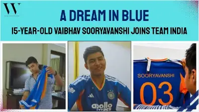 Vaibhav Sooryavanshi Receives Maiden India Jersey