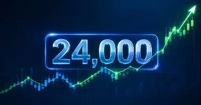 Nifty 50 Extends Gains in Mid-Day Trade to Reclaim 24,000 Mark