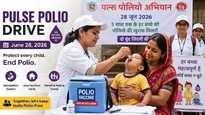 Pulse Polio Drive 2026 to Vaccinate Over 1.65 Crore Children