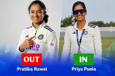 India to Miss Pratika Rawal for Lord's Test; Priya Punia Named