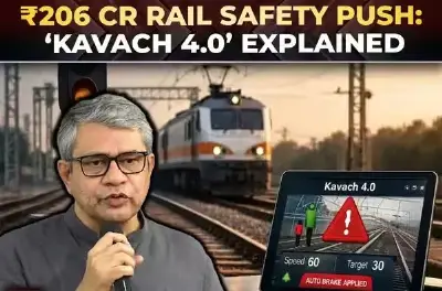 Railways Boosts Safety: ₹206 Crore for 'Kavach' Rollout