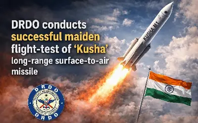 DRDO Conducts Maiden Flight-Test of 'Kusha' Missile System