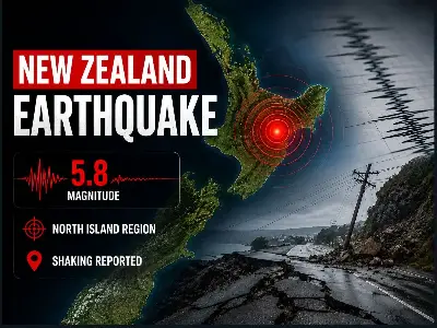 Shaking Islands: Magnitude 5.8 Quake Hits New Zealand