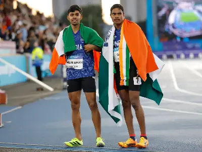 Golden Dash: How Dilip Gavit and Mohammed Basil Made History on the Glasgow Track