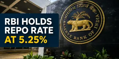 RBI Holds Key Interest Rate at 5.25% as Inflation Cools
