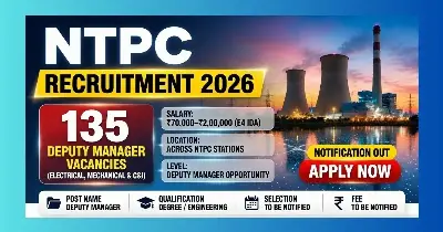 NTPC Recruitment 2026: Everything You Need to Know About the 135 Deputy Manager Posts