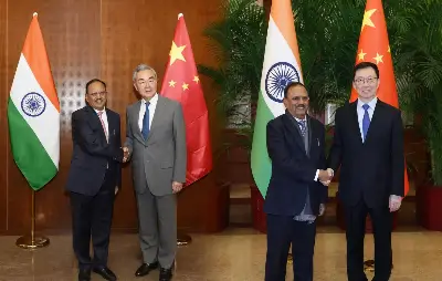 China VP Han Zheng Meets India NSA Ajit Doval In Beijing