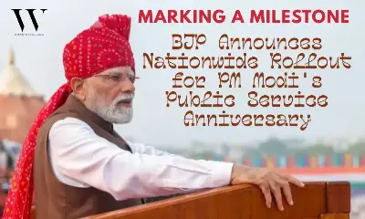 A Quarter Century of Service: BJP Gears Up for Nationwide 'Seva Sankalp Abhiyan' to Honor PM Modi’s 25-Year Milestone
