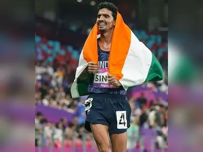 Gulveer Singh Sprints Into History With National 5000m Record At LA Track Fest