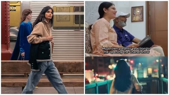 Indian Model Bhavitha Mandava Opens Chanel 2026 Show, Parents’ Emotional Reaction Goes Viral