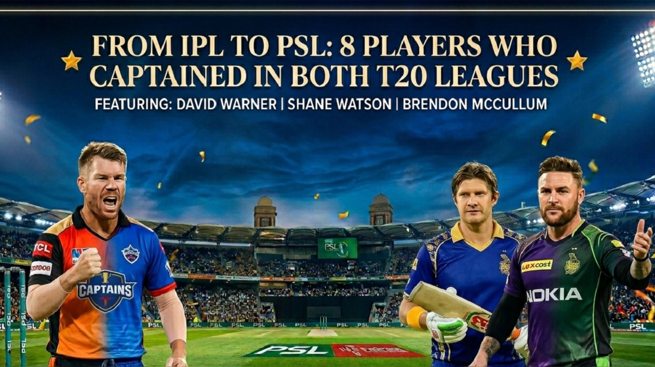 Two Leagues, One Legacy: Cricketers Who Commanded Both IPL And PSL Teams