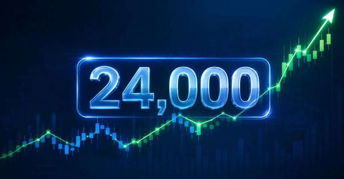 Nifty 50 Extends Gains in Mid-Day Trade to Reclaim 24,000 Mark