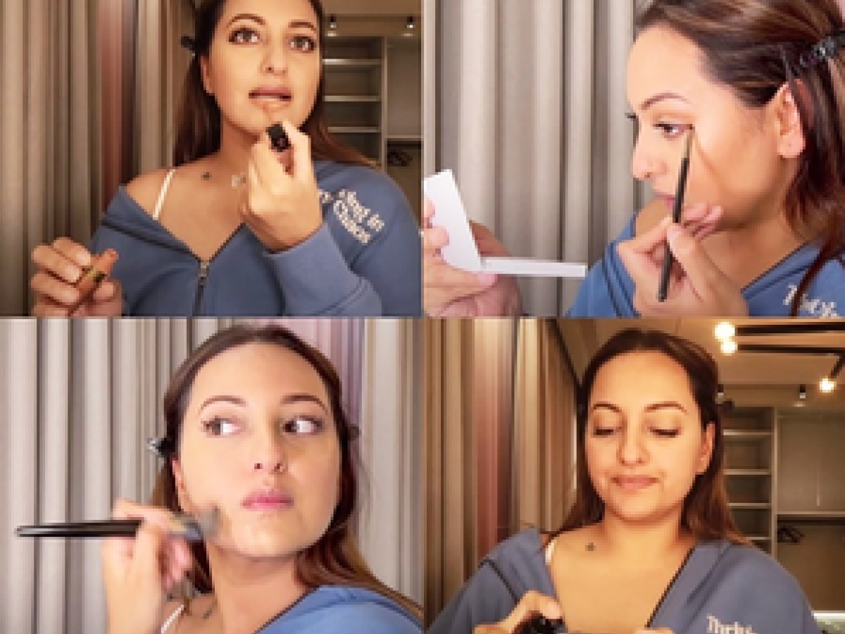 Bollywood Star Sonakshi Sinha Shares Glam Secrets in 20-Minute Bachelorette Party GRWM