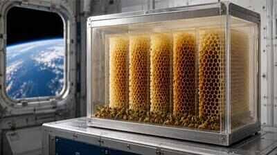 NASA Sent 3,301 Bees Into Space-What Happened When They Started Building?
