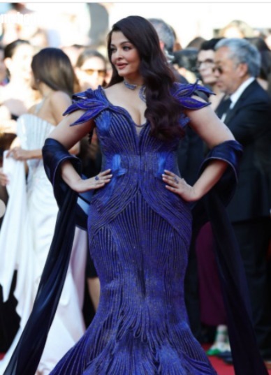 Blue, Bold And Back At Cannes: Aishwarya Rai Bachchan Sets The Carpet On Fire