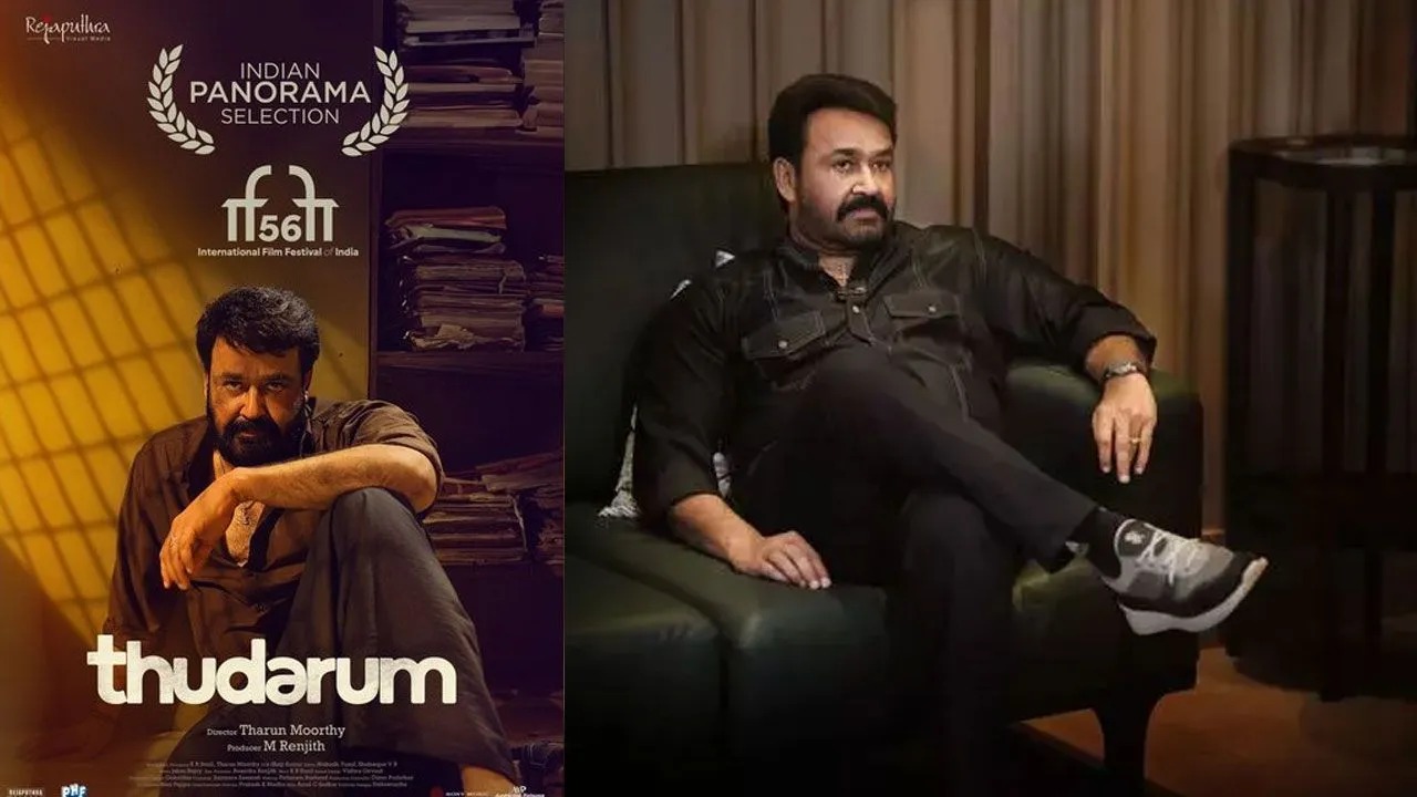 Mohanlal’s ‘Thudarum’ Dazzles IFFI 2025; Actor’s Letter Strikes Emotional Chord