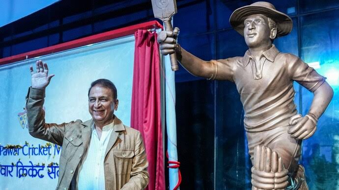 Sunil Gavaskar Immortalized: Life-Size Statue Unveiled at Mumbai’s Wankhede Stadium