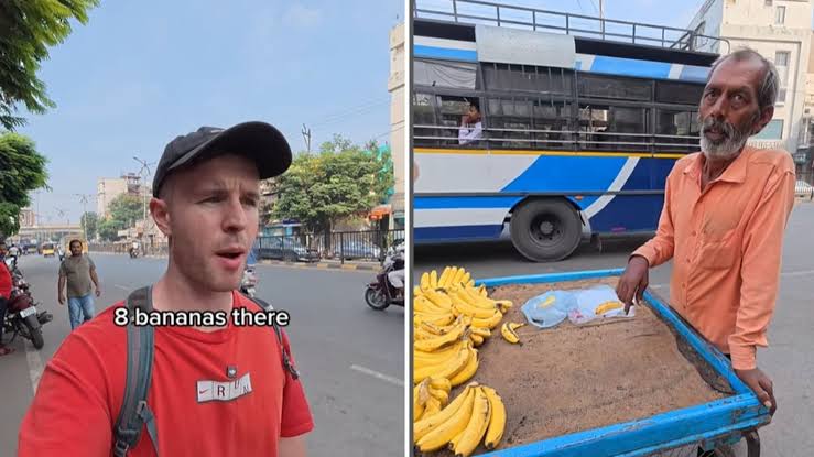Shocking Price! Hyderabad Vendor Demands ₹100 for a Banana, Internet Goes Wild