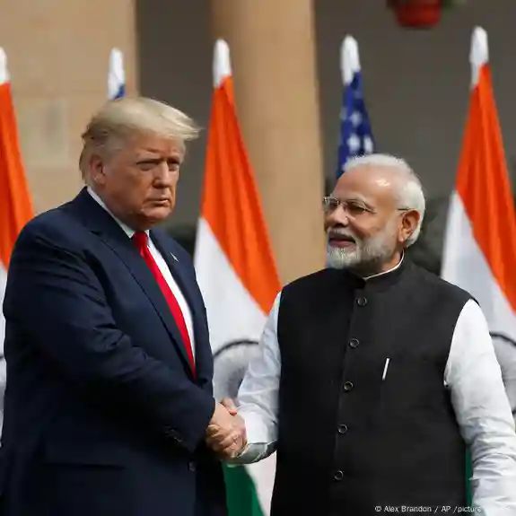 Trump Signals Trade Tensions with Potential Tariff Bombshell Before Modi Meeting