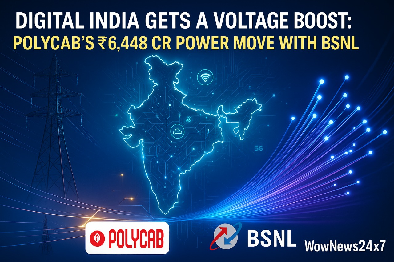 Digital India Gets a Voltage Boost: Polycab’s ₹6,448 Cr Power Move with BSNL