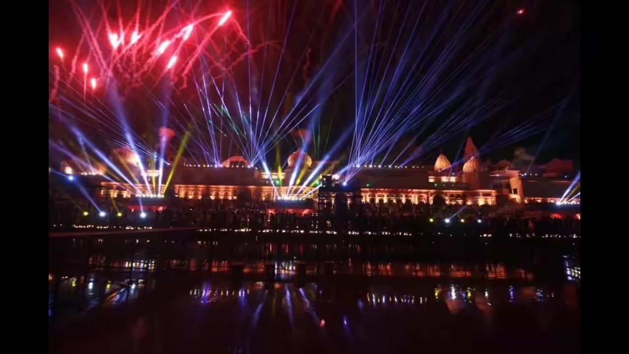 Ayodhya’s Diwali Drone Show Sets Tourism Record With 300% Surge In Bookings