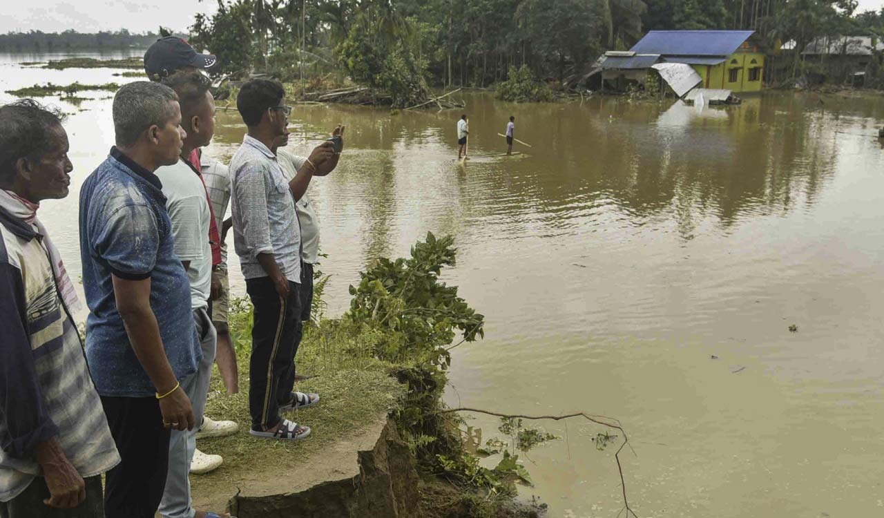 Rivers Rise, Relief Lags: Assam’s Jorhat, Golaghat, and Charaideo Submerged in Monsoon Mayhem