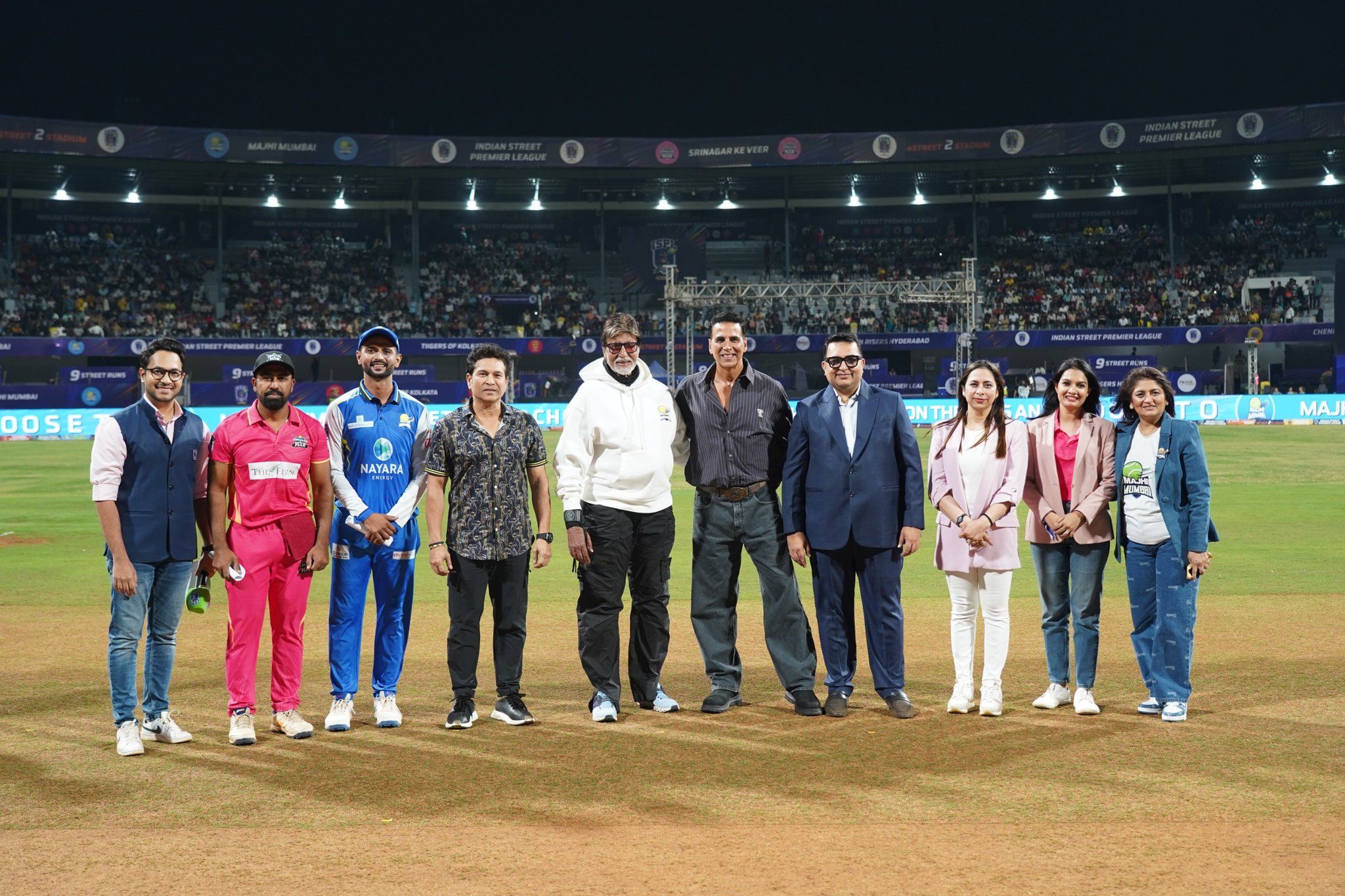 Cricket Meets Bollywood: Tendulkar, Bachchan & Kumar Ignite ISPL Final!