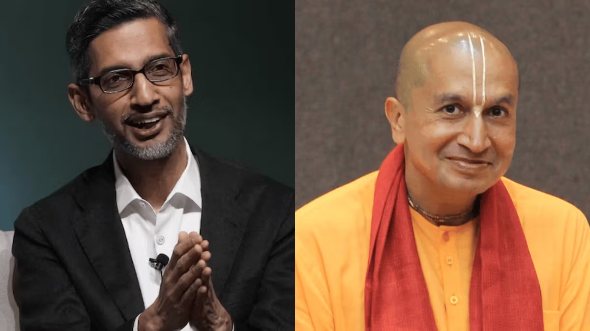 “You Deal with Stress, I Deal with Peace”: Monk’s Mic-Drop Moment with Sundar Pichai