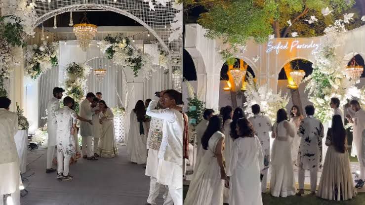 Garba or Gala? Netizens Mock Lavish Navratri Bash That Looks Like a Wedding