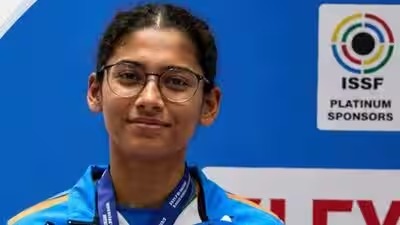 Sainyam Wins 10m Air Pistol Silver at ISSF World Cup in China