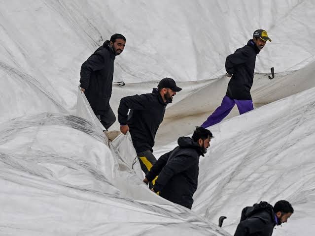 Rain Halts Australia's Chase Against Afghanistan