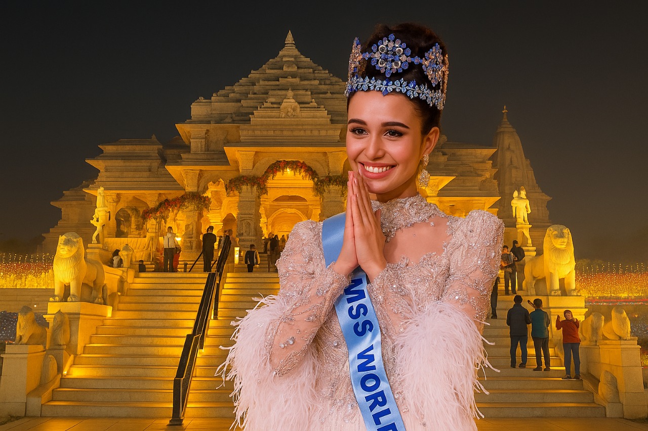 Miss World’s Spiritual Quest: Opal Suchata Chuangsri Sets Sights on Ayodhya’s Ram Mandir