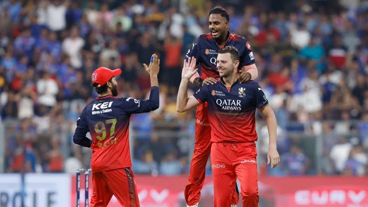 RCB Dominate as PBKS Crumble to 71/7 at Midway Mark